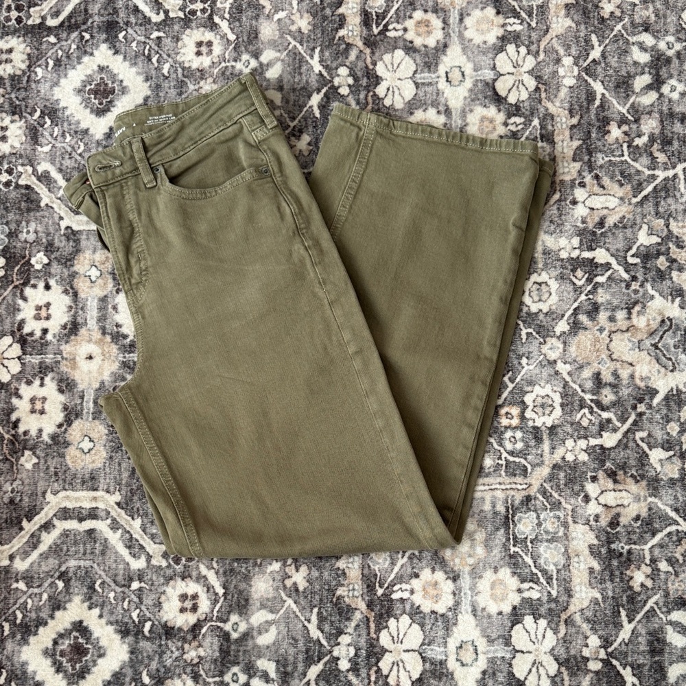 Old Navy Olive Wide Leg Pants